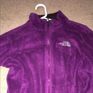 purple fuzzy northface !